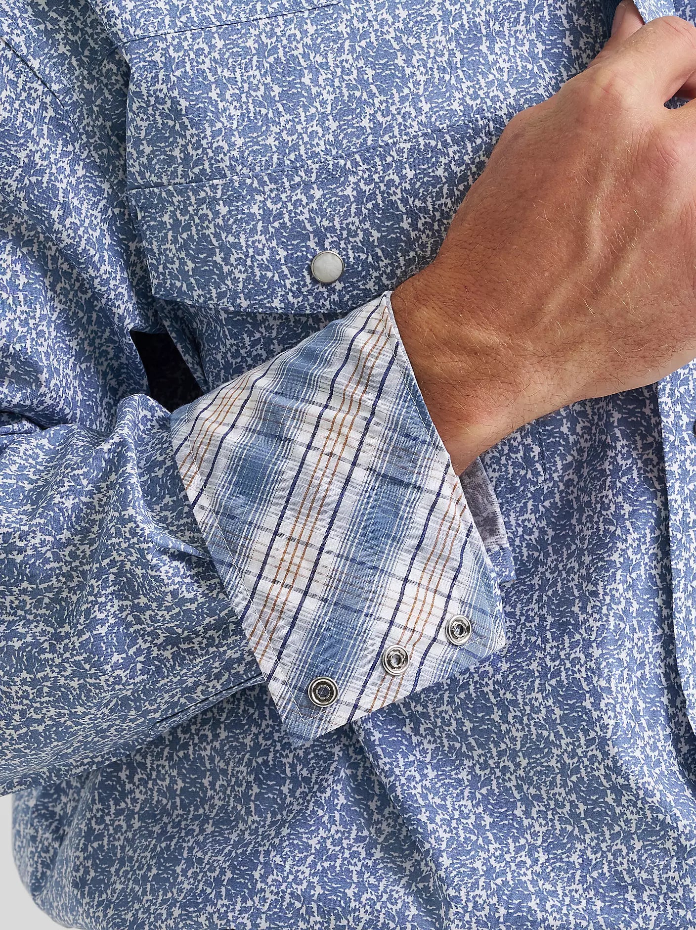 Wrangler George Strait Blue Pearl Snap