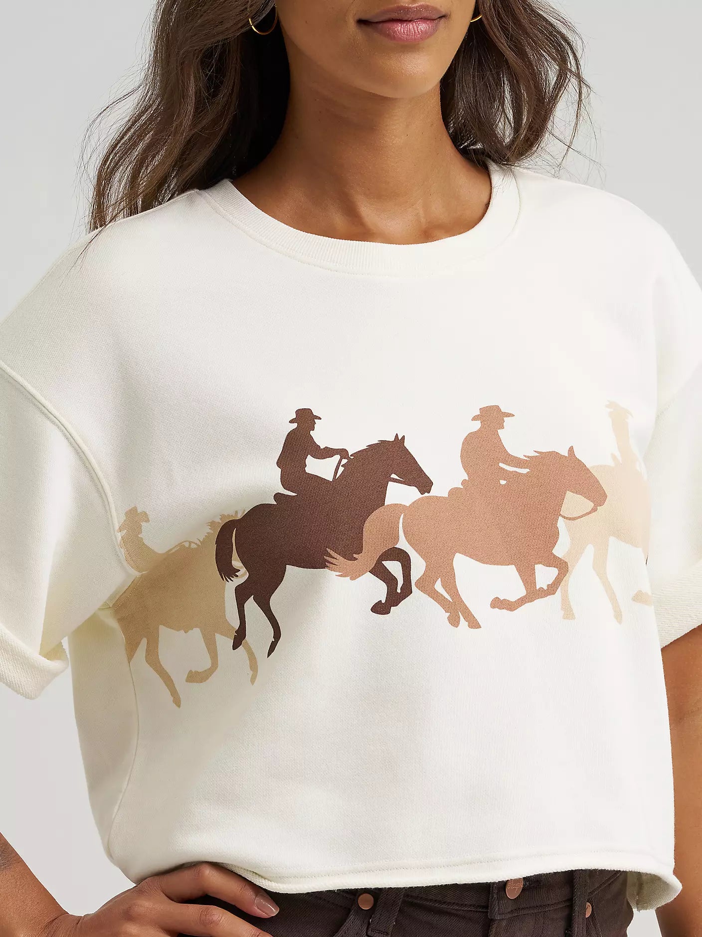 Wrangler Horses SS Sweatshirt