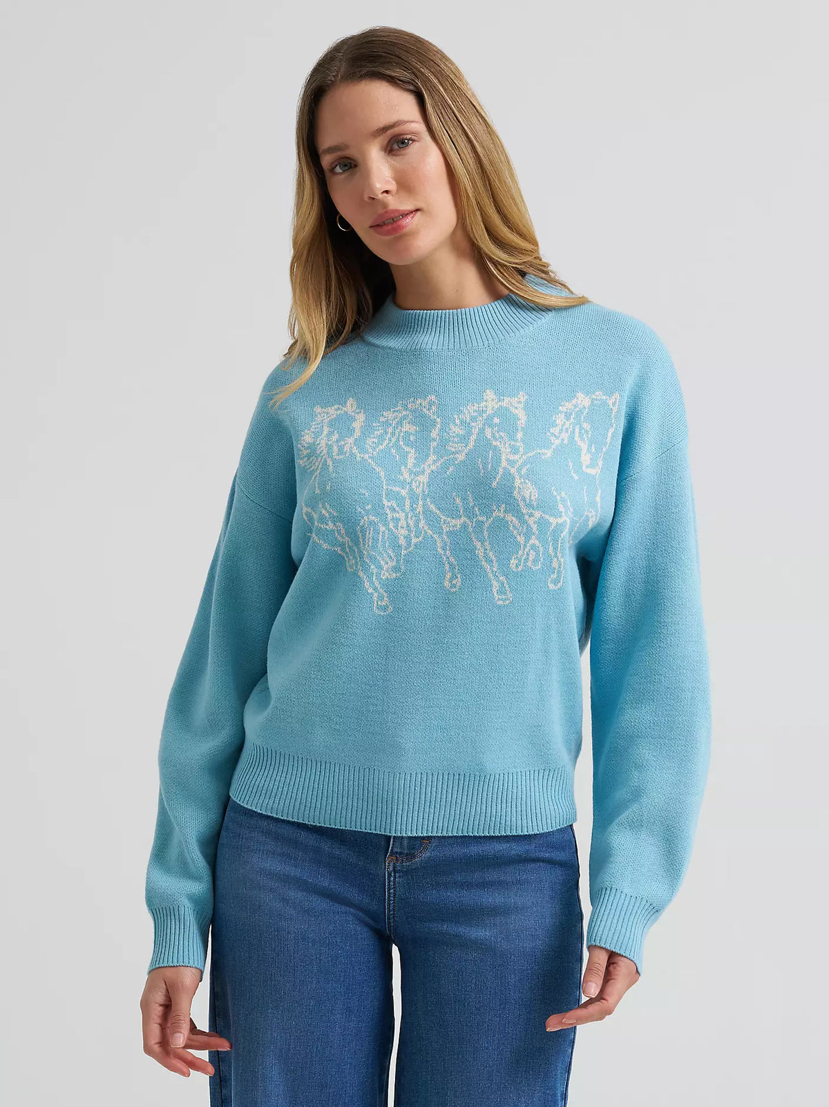 Wrangler Blue Horse Sweater