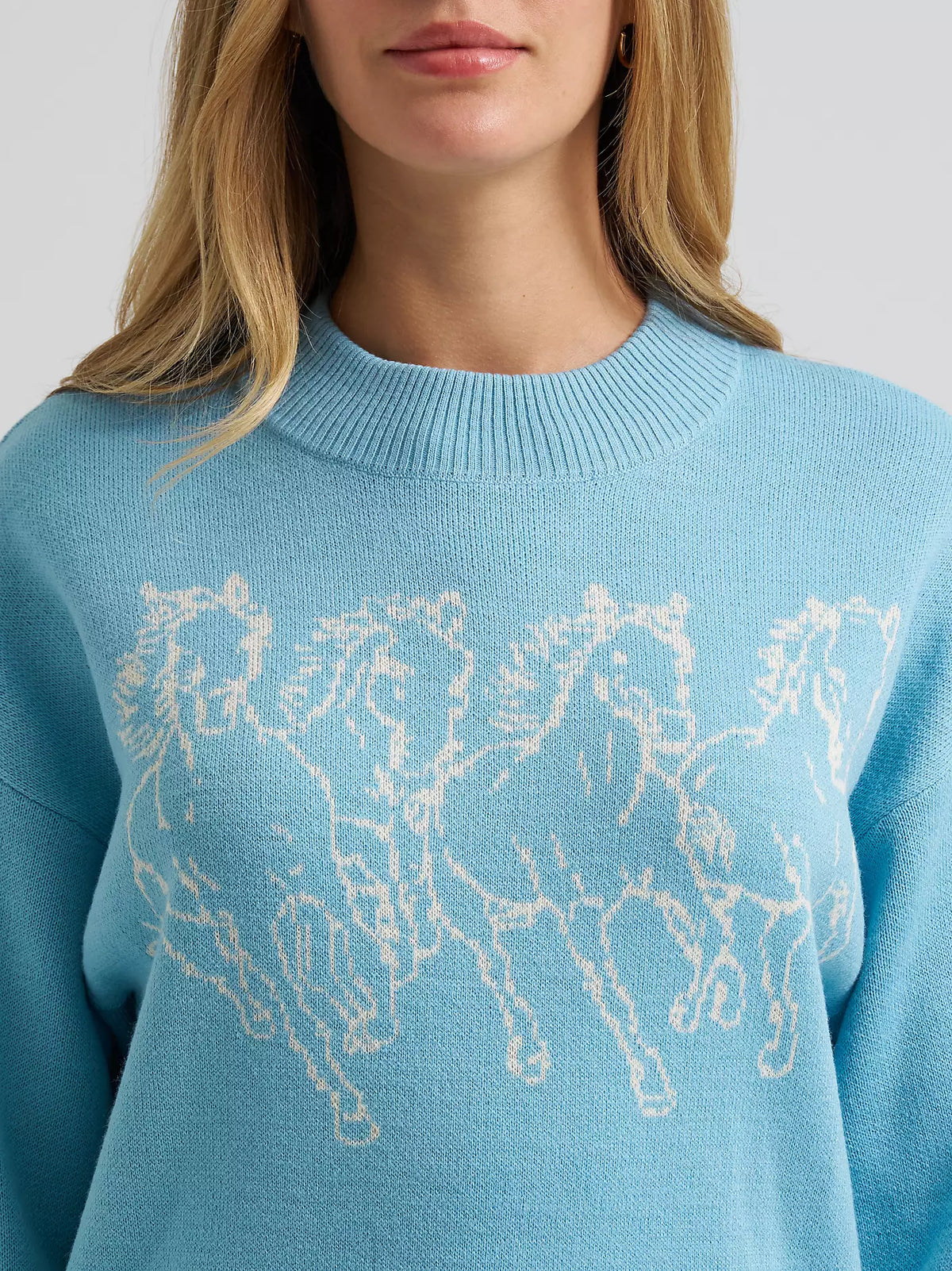 Wrangler Blue Horse Sweater