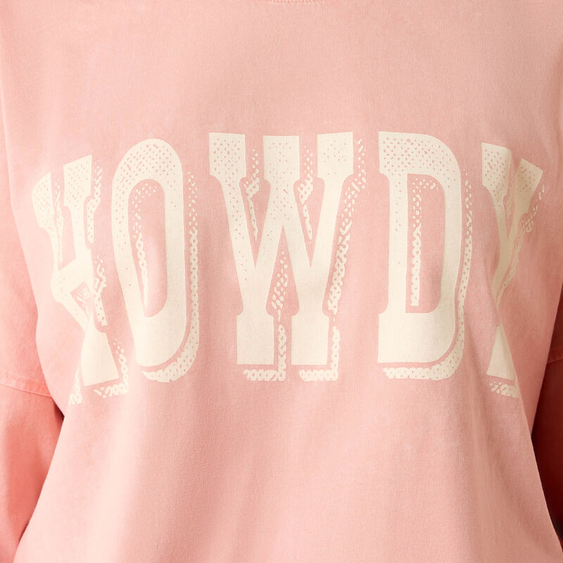 Ariat Howdy Oversized Pink Shirt