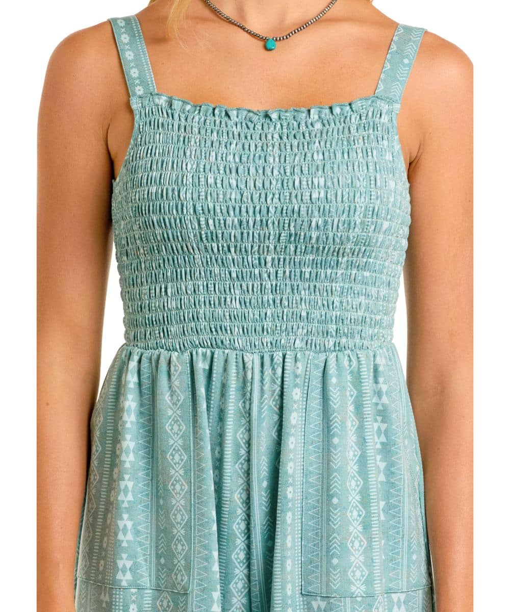 Rock&Roll Jade Aztec Jumpsuit