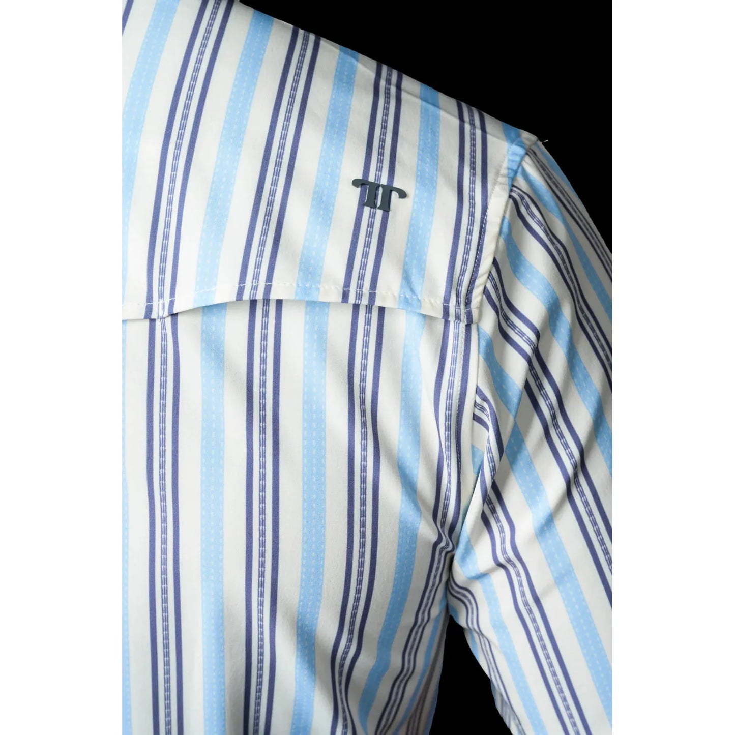 Ferrell Jake Short Sleeve Snap Blue - Petticoat Junction