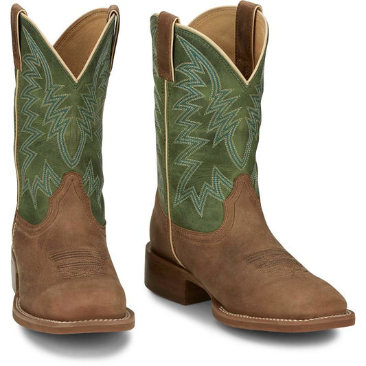 Justin Mens Big Bucks Boots Tan