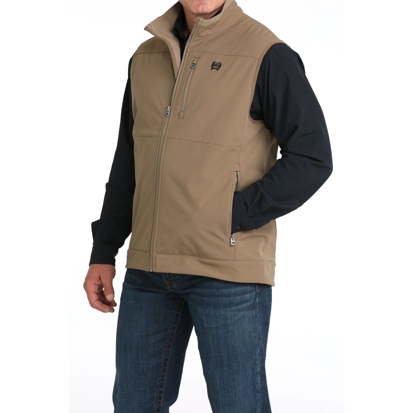 Cinch Khaki Windproof Vest
