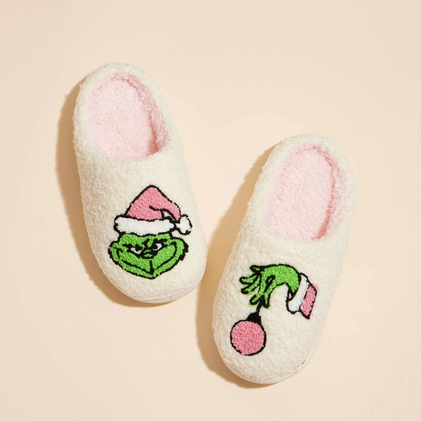 LH Christmas Grinch Slippers