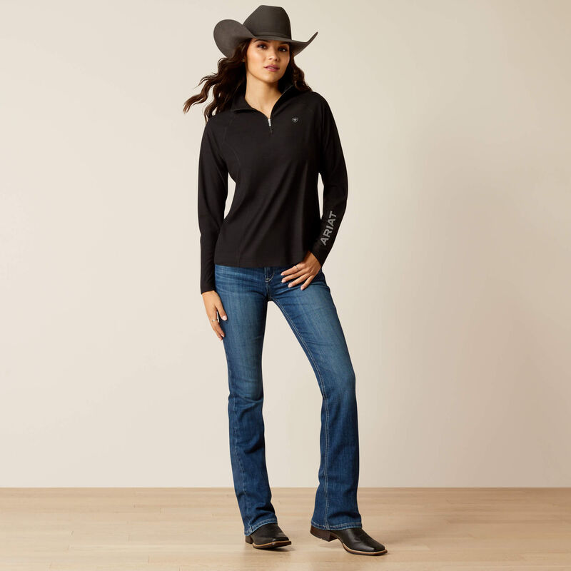 Ariat Black Laguna Quarter Zip