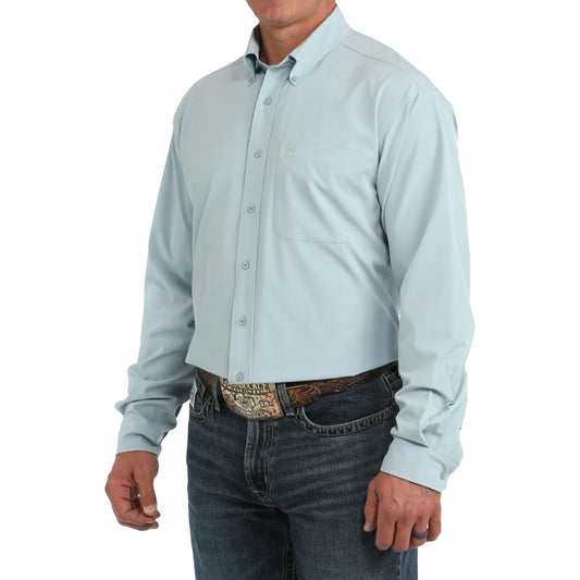 Cinch Mens Light Blue Arenaflex Shirt
