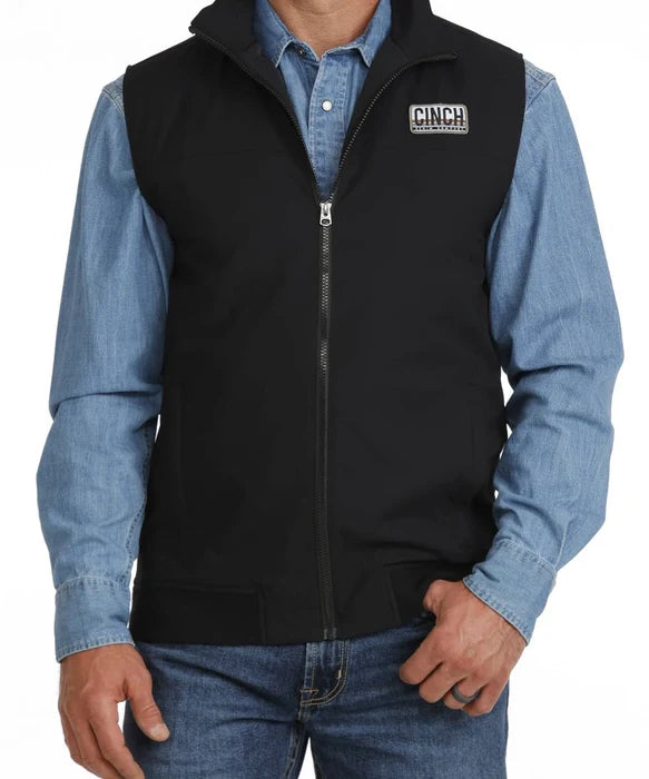 Cinch Mens Black Lightweight Vest