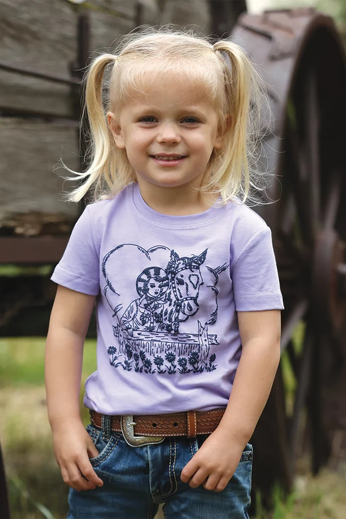 Cruel Girl Girls Lilac Tee