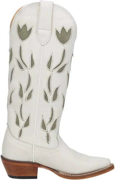 Justin May Boot Vintage White