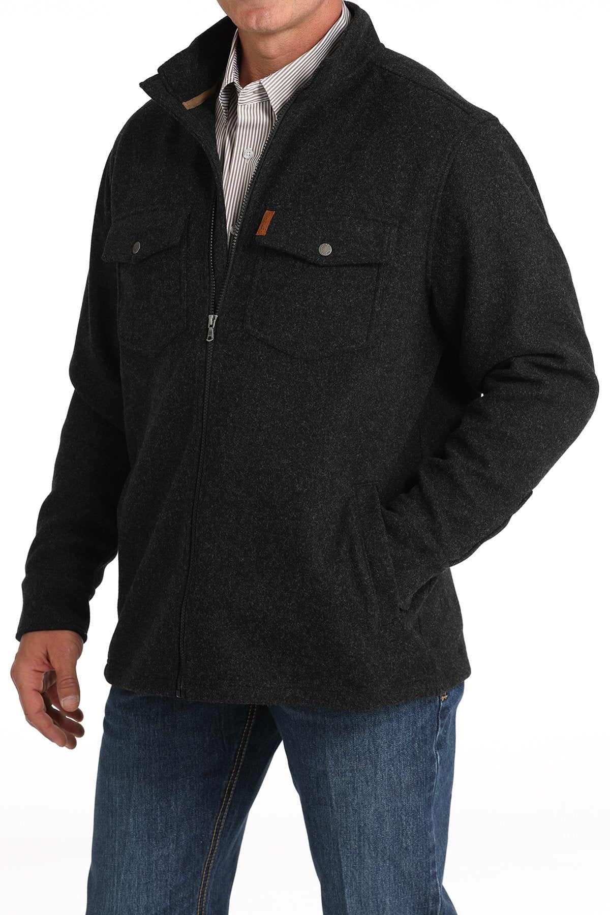 Cinch Men's Black Shirt Jacket