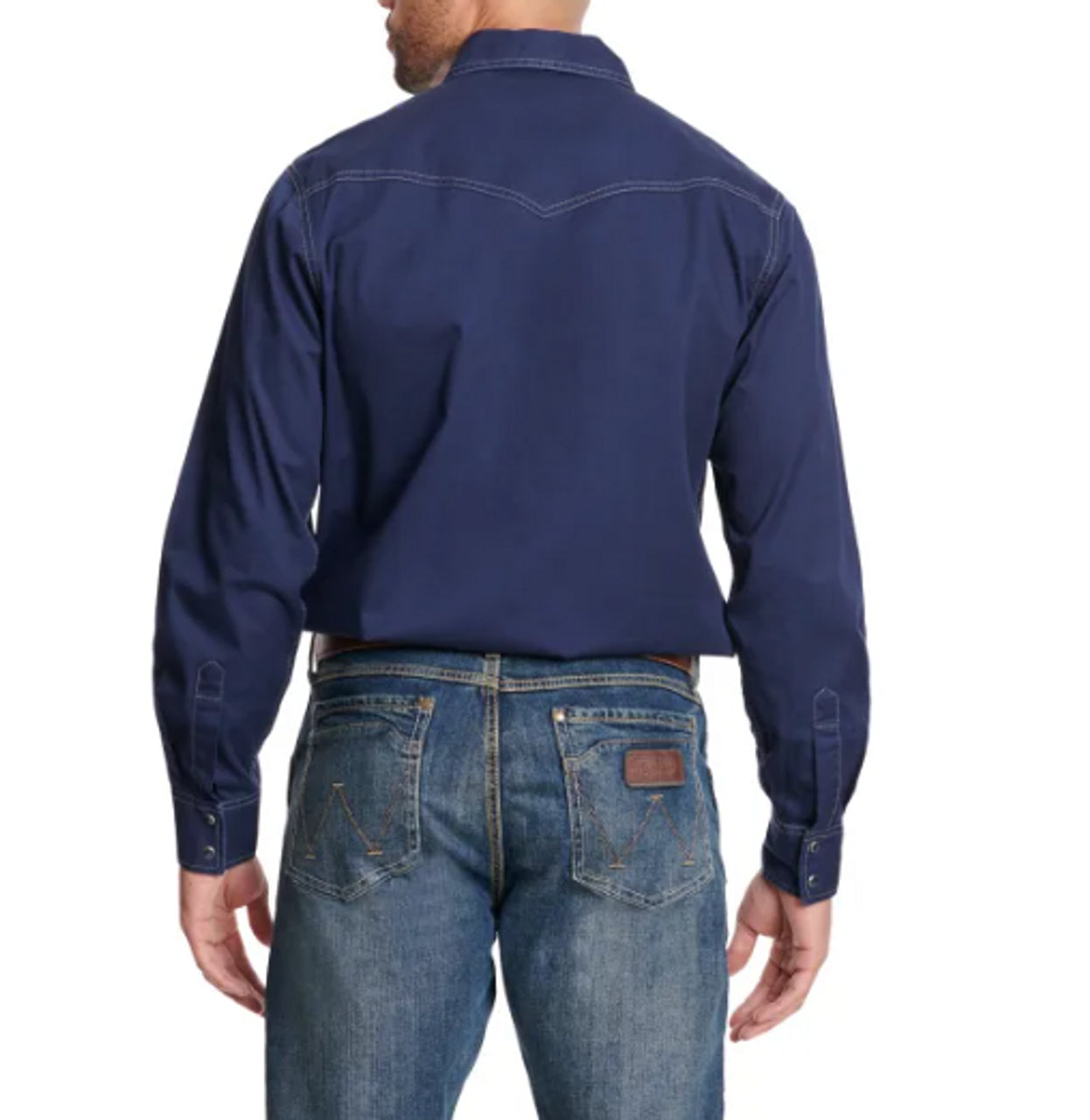 Wrangler Retro Navy Snap Shirt