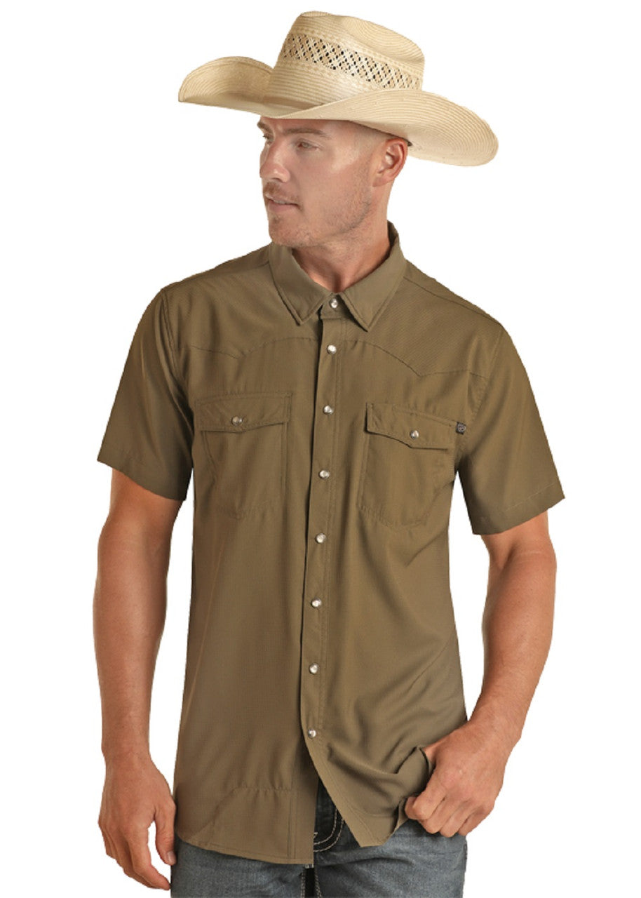 Rock&Roll Ripstock Short Sleeve Olive