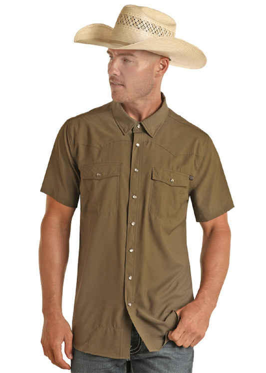 Rock&Roll Ripstock Short Sleeve Olive