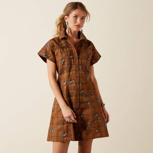 Ariat Cody Dress Plaid Rodeo