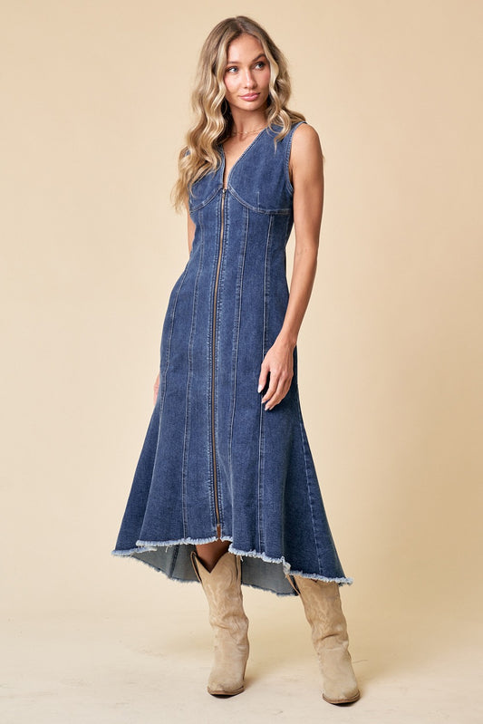 WL Panelled Denim Dress