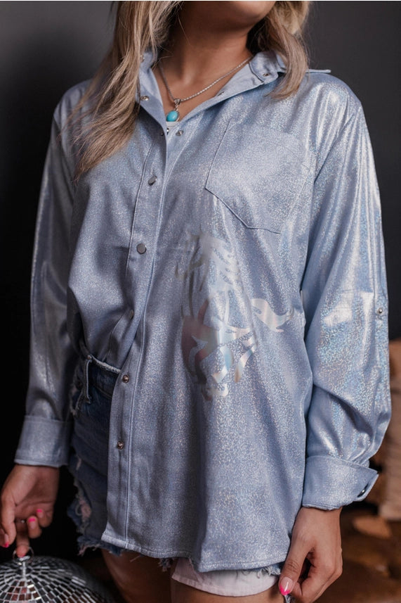 MK Wild Horses Pearl Snap