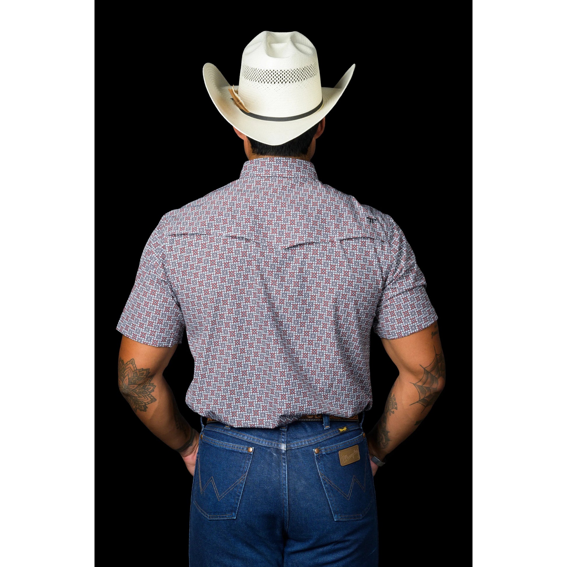 Ferrell Colten Short Sleeve Snap Red - Petticoat Junction
