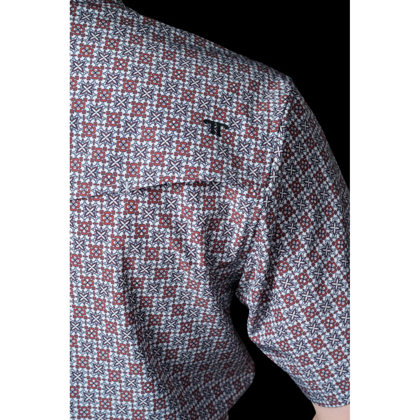 Ferrell Colten Short Sleeve Snap Red - Petticoat Junction