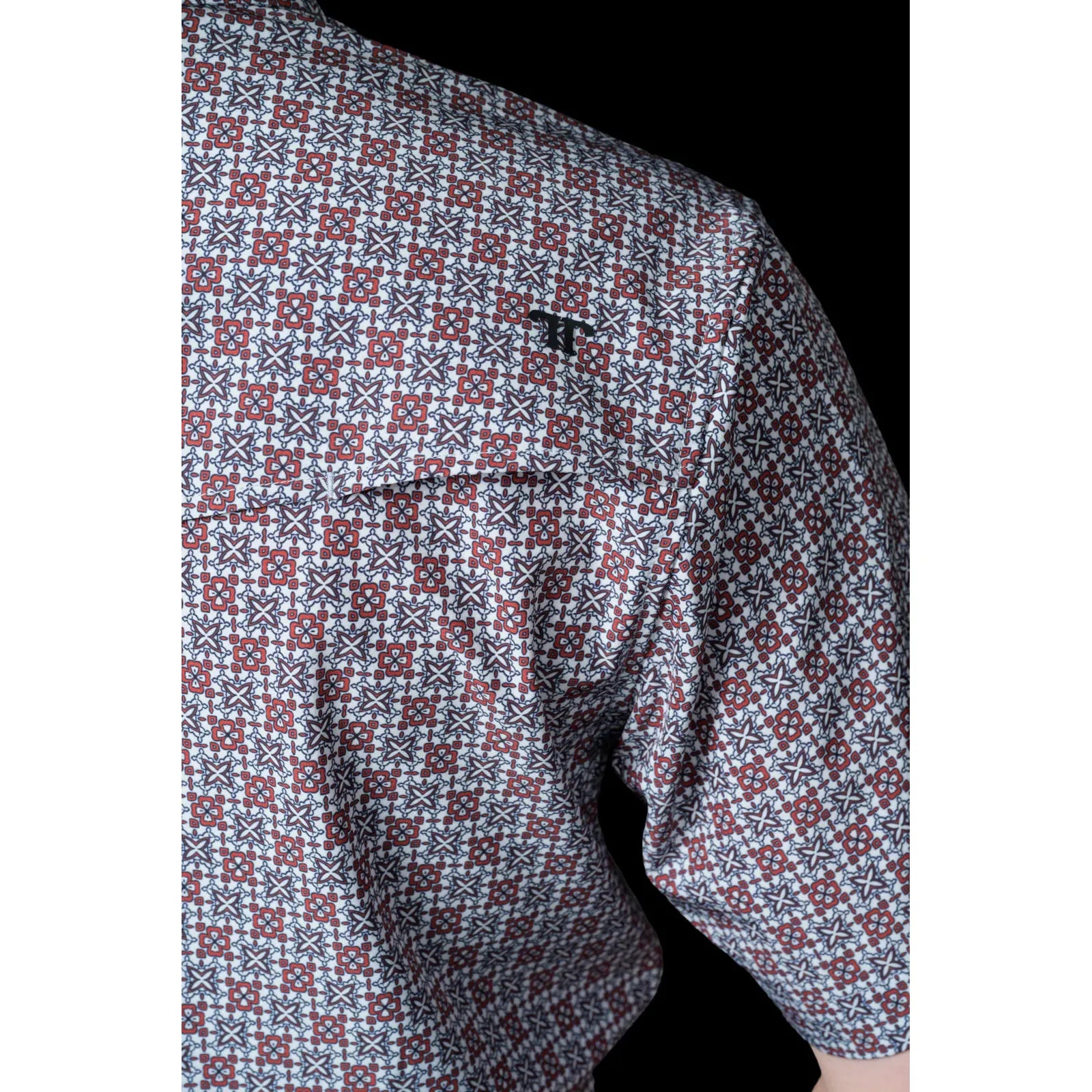 Ferrell Colten Short Sleeve Snap Red - Petticoat Junction