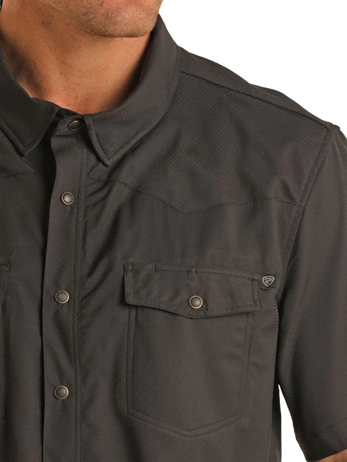 Rock&Roll Vented Tek Ripstop Shirt Black