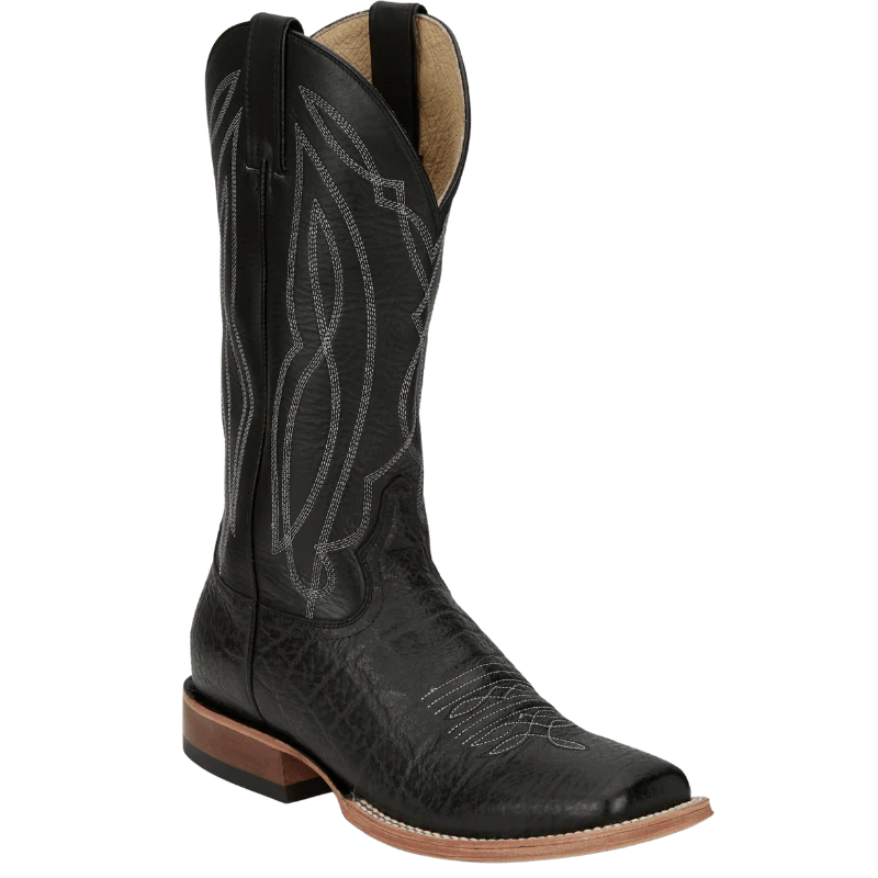 Tony Lama Men s Sealy Black Western Boot Petticoat Junction