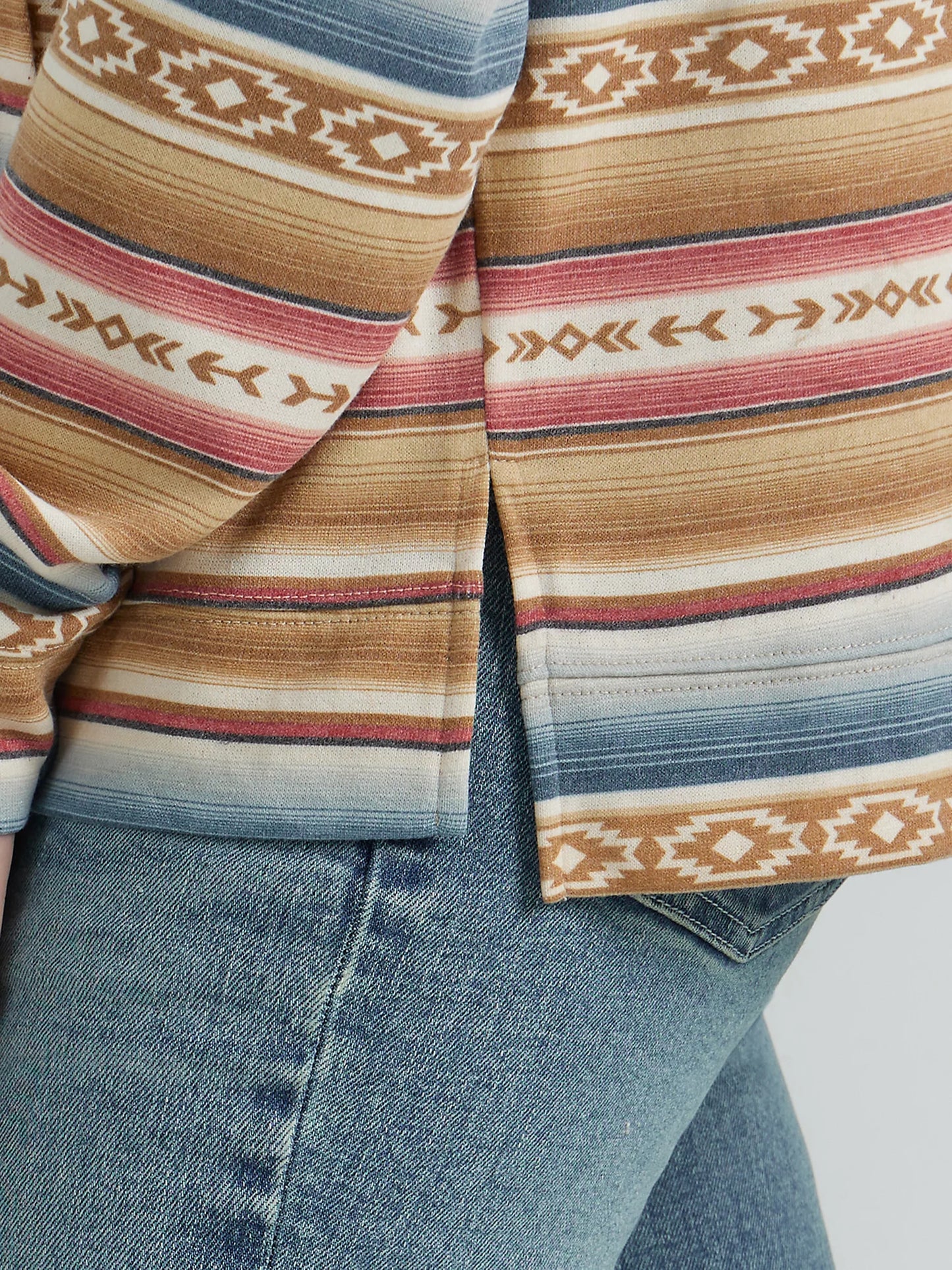 Wrangler Serape Hoodie Gold/Blue