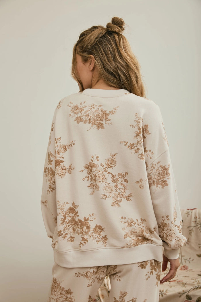 Blu Pepper Floral Toile Lounge Set