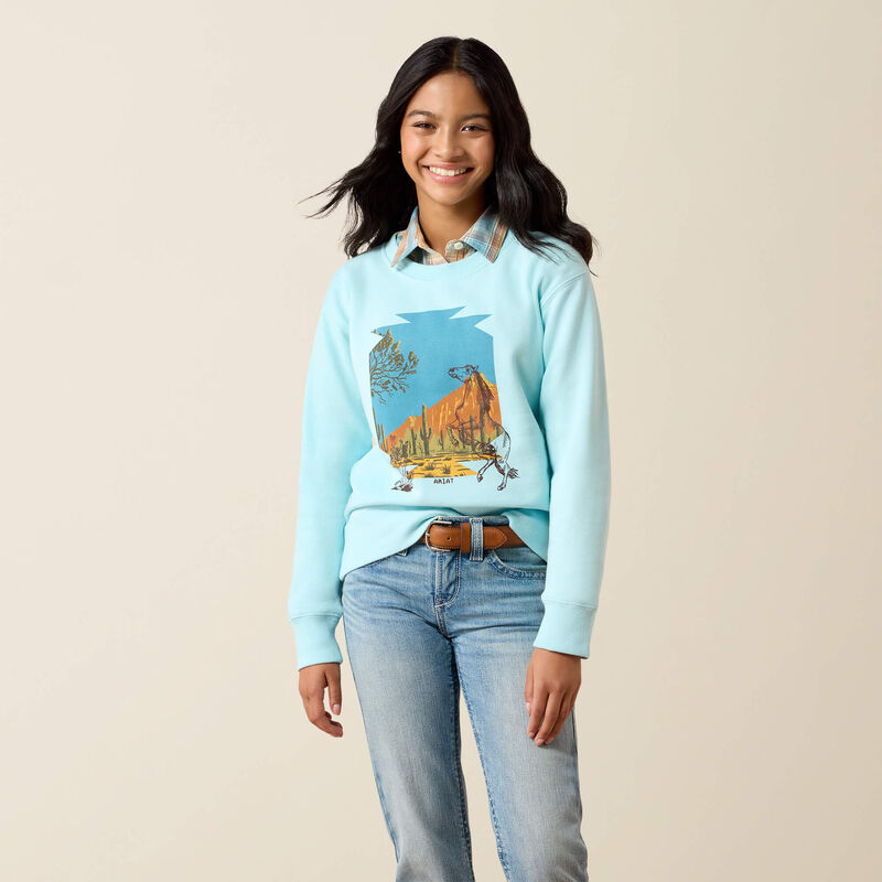 Ariat Girls Stallion Sweatshirt