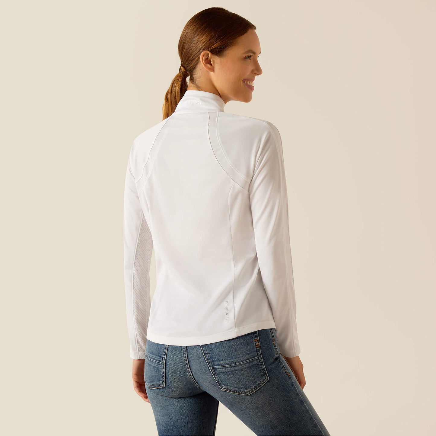 Ariat White Sunblocker Pullover