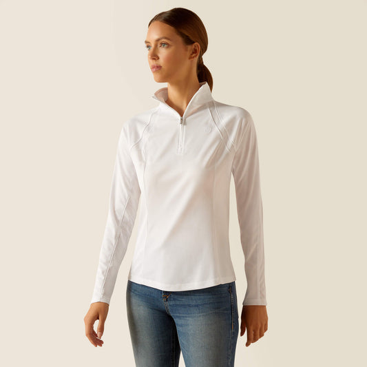 Ariat White Sunblocker Pullover