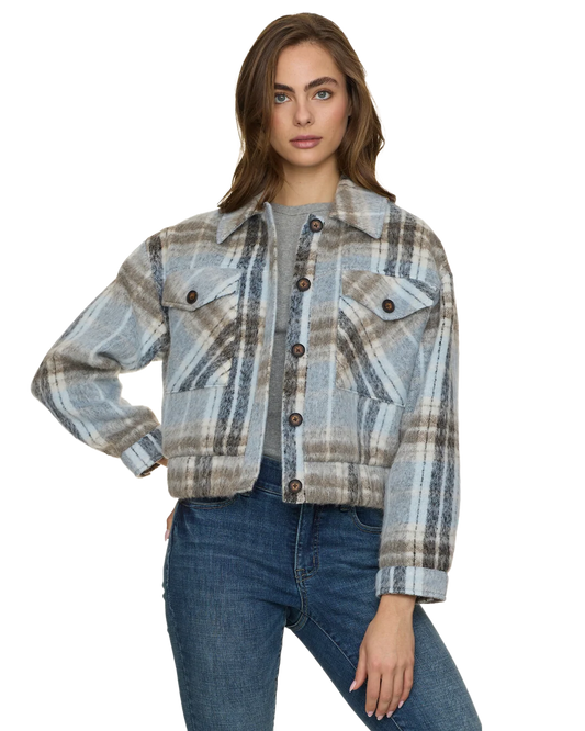 F&A Tallulah Plaid Jacket