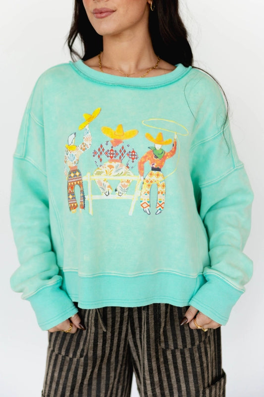 VR Three Amigos Pullover Mint