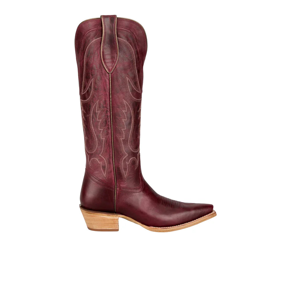 Tony Lama Jess 15" Boot Wine - Petticoat Junction