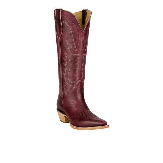 Tony Lama Jess 15" Boot Wine