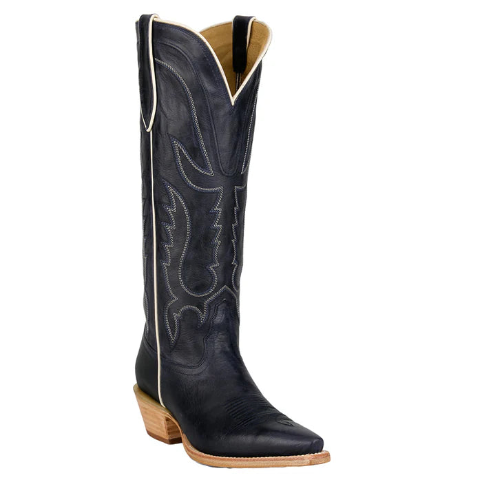 Tony Lama Jess 15" Boot Navy