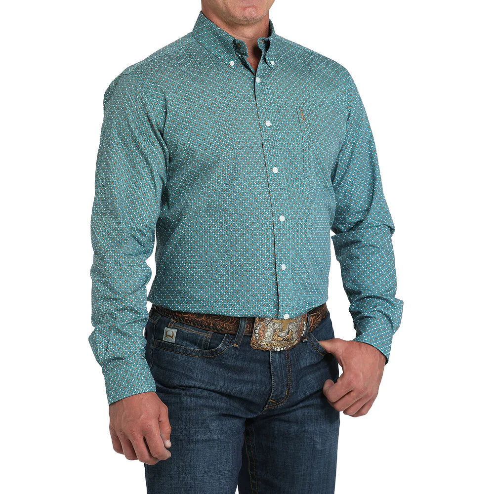 Cinch Turquoise Modern Fit Shirt