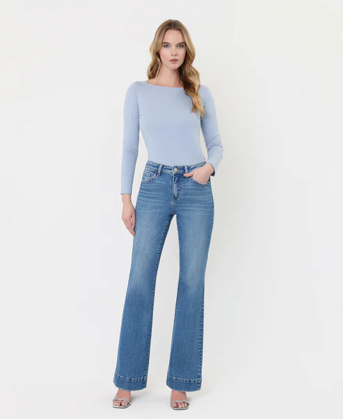 Vervet Blue Lotus Trouser Jean - Petticoat Junction