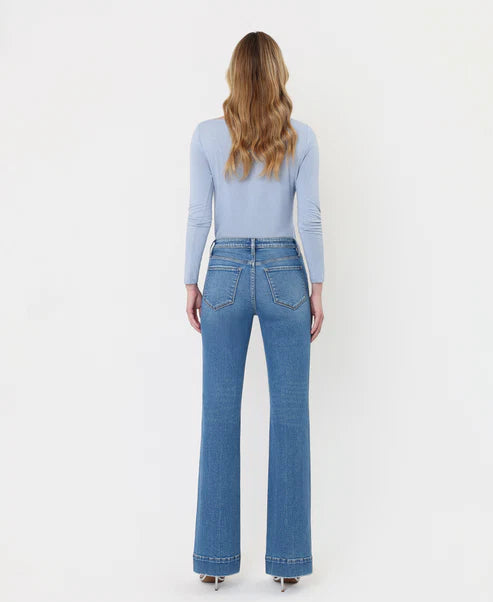 Vervet Blue Lotus Trouser Jean - Petticoat Junction