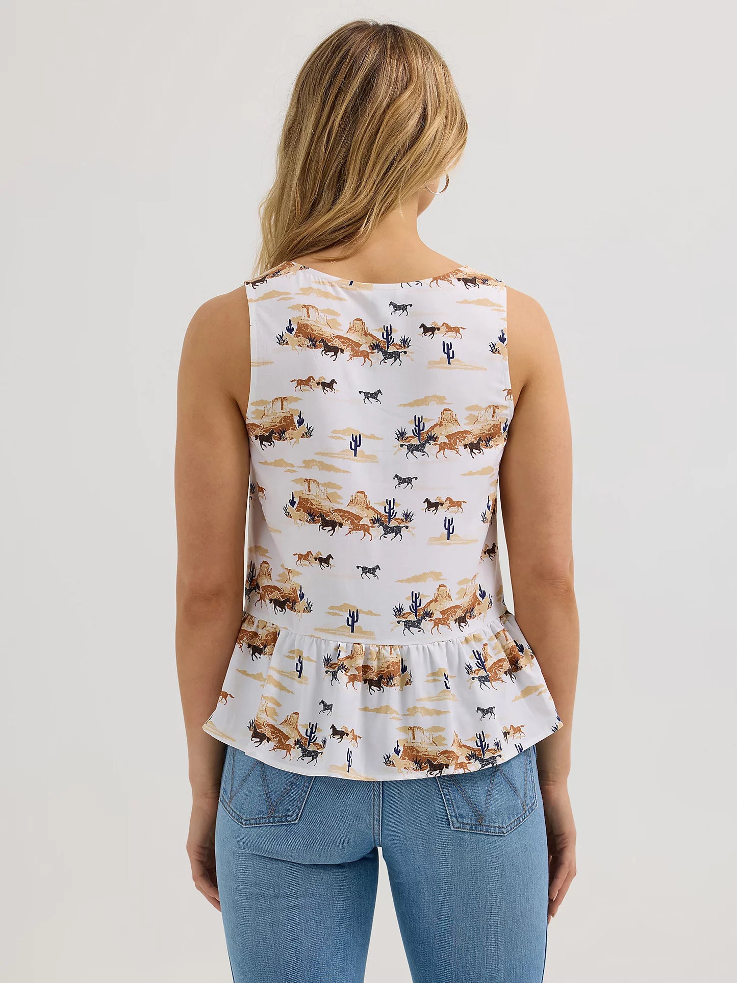 Wrangler Western Sleeveless Top