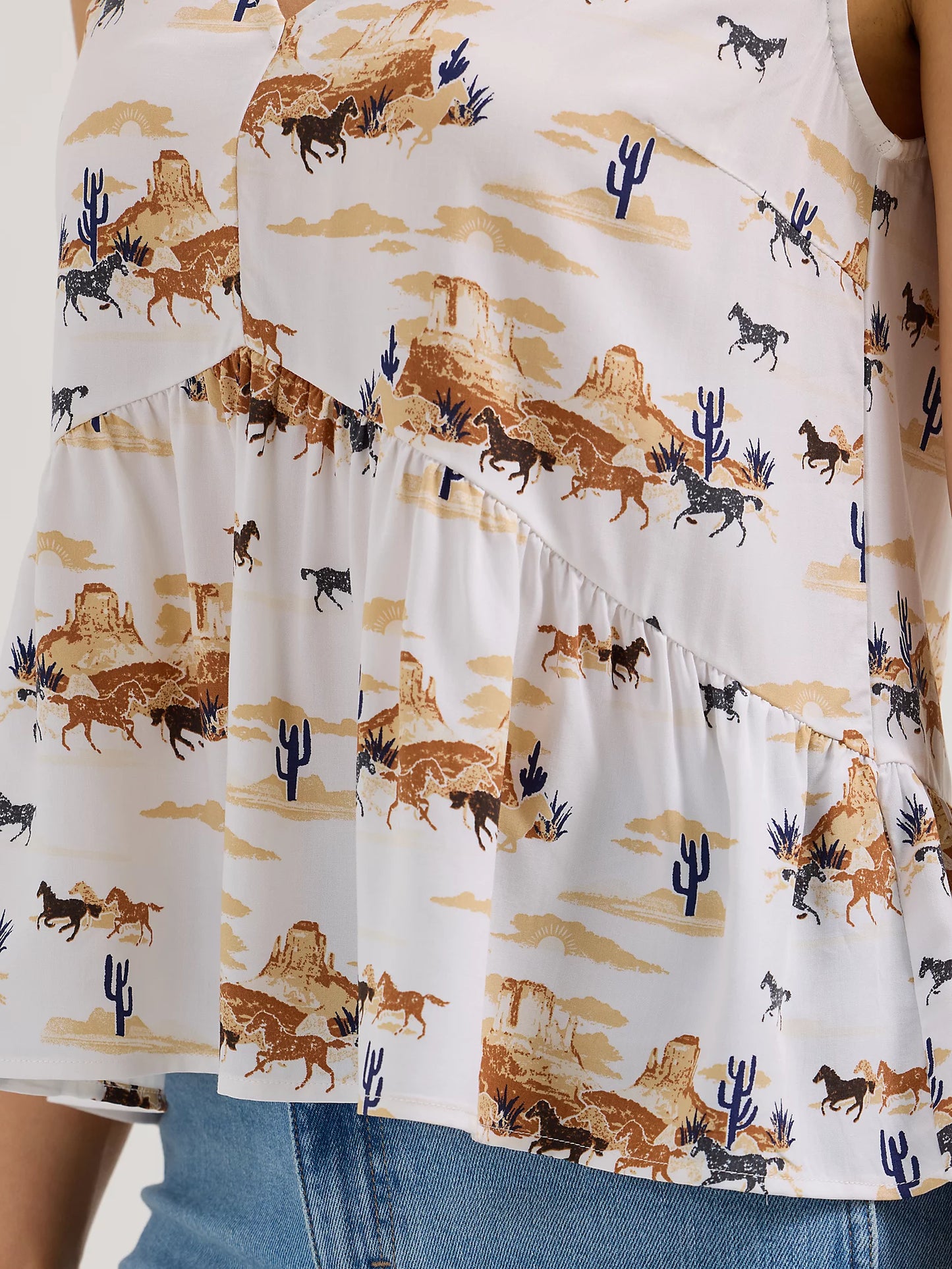 Wrangler Western Sleeveless Top