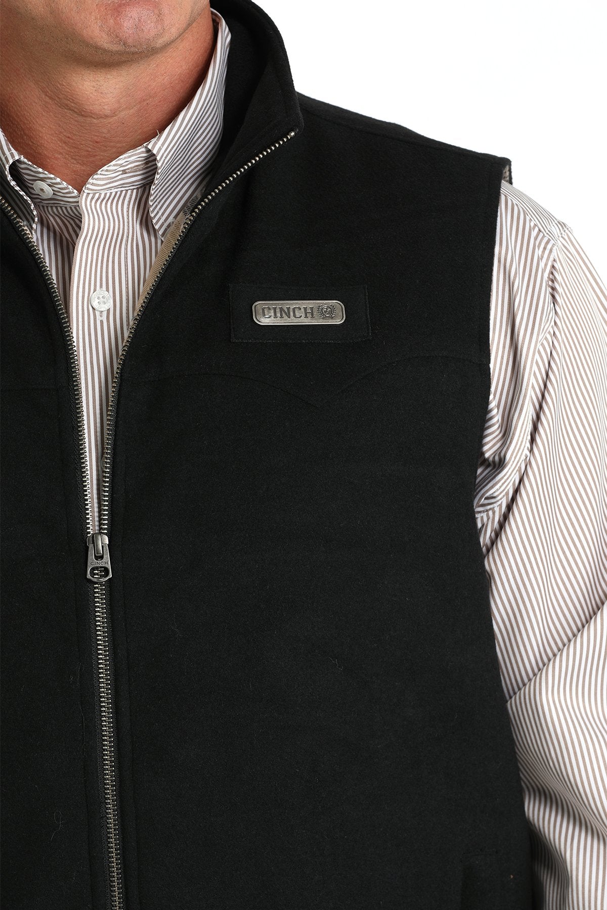 Cinch Black Western Conceal Carry Vest