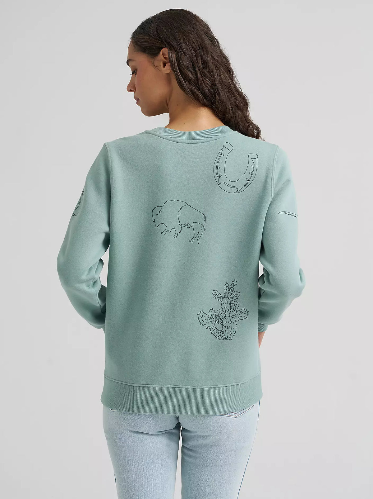 Wrangler Western Print Sweatshirt