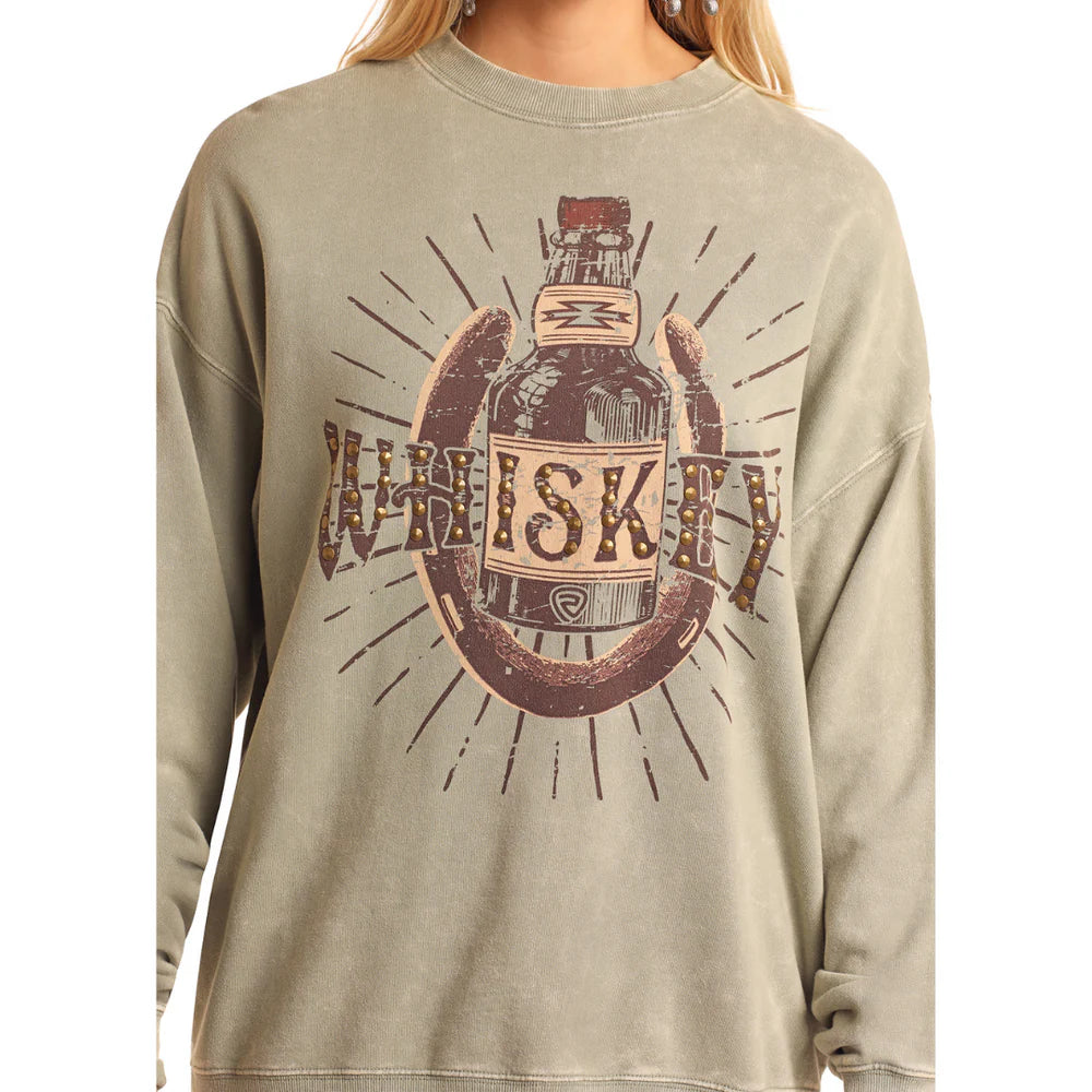 Rock&Roll Oversized Whiskey Pullover