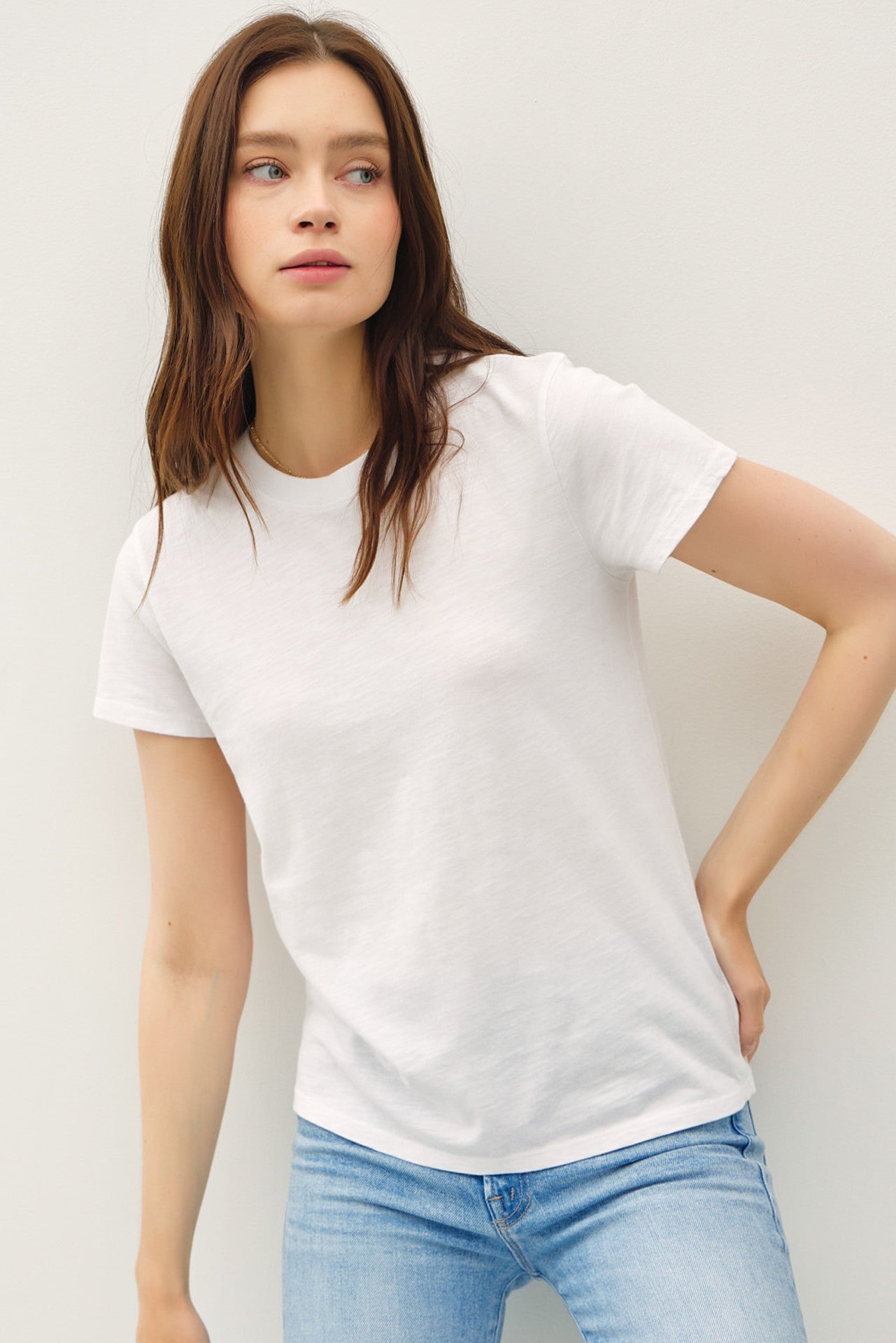 Be Cool White Classic Cotton Tee