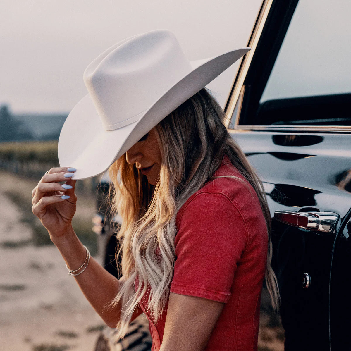 Charlie1Horse Cowgirl Hat White