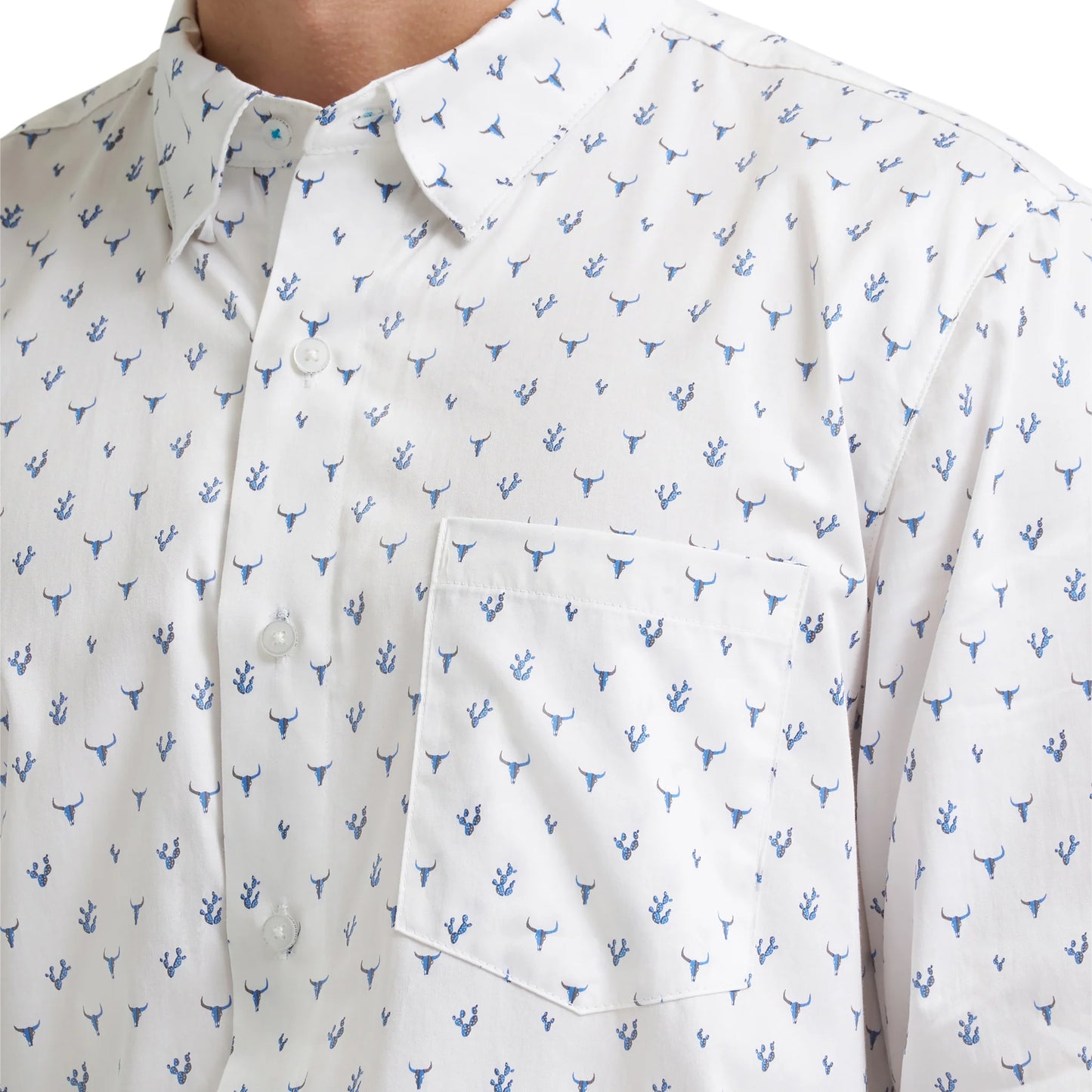 Wrangler Blue Multi Print Shirt