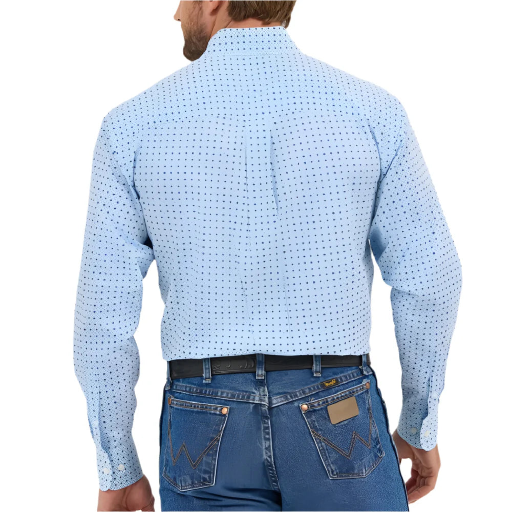 Wrangler Classic Relaxed Blue Print Shirt