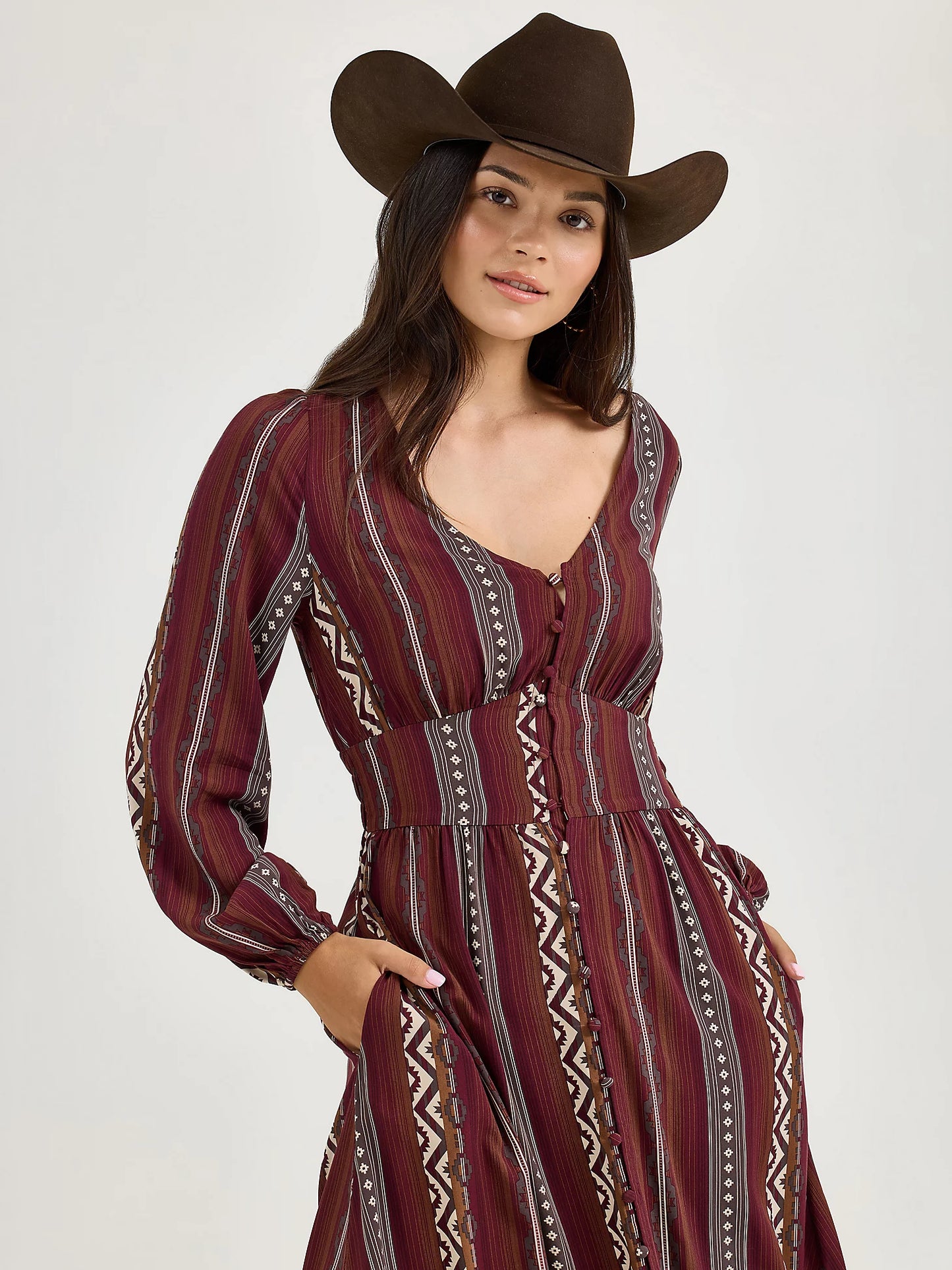 Wrangler Princess Waist Maxi Dress